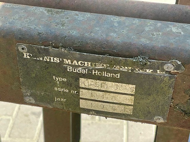 1981 kennis k1-510-60-5 stenenklem - afbeelding 8 van  8