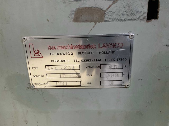 1981 ,,langco” aardappel sorteerlijn - afbeelding 2 van  12