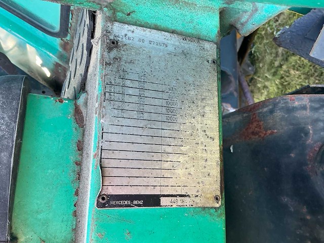 1981 mercedes-benz mb trac 1500 vierwielaangedreven landbouwtractor - afbeelding 21 van  32