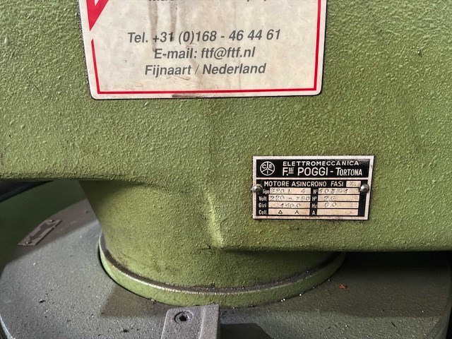 1981 poggi cilinderkop vlakmachine overige garage gereedschap - afbeelding 6 van  7