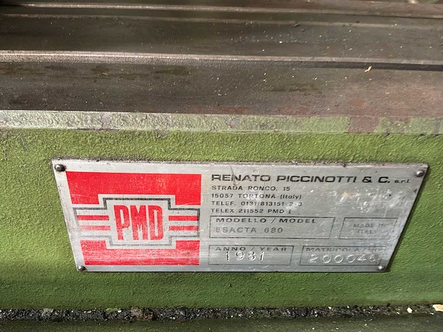1981 poggi cilinderkop vlakmachine overige garage gereedschap - afbeelding 7 van  7