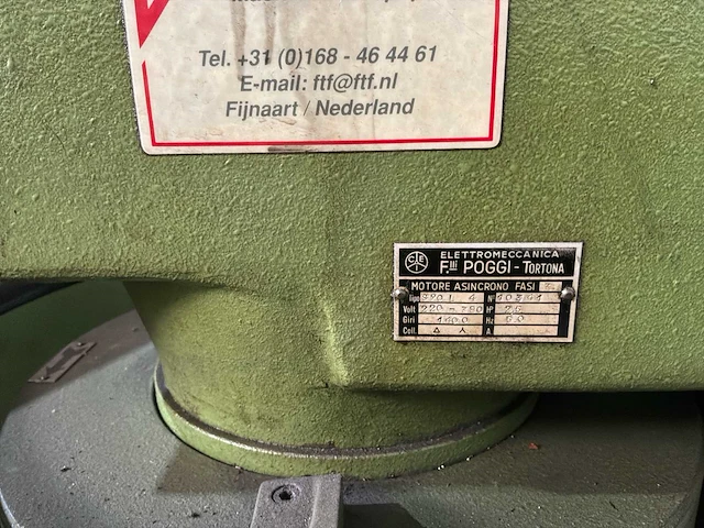 1981 poggi cilinderkop vlakmachine overige garage gereedschap - afbeelding 6 van  7