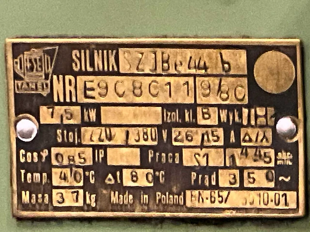1981 ponar / jotes spd 30b vlakslijpmachine - afbeelding 4 van  12