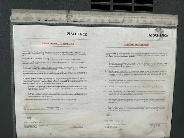 1981 schenck h 2 b balanceermachine - afbeelding 8 van  16