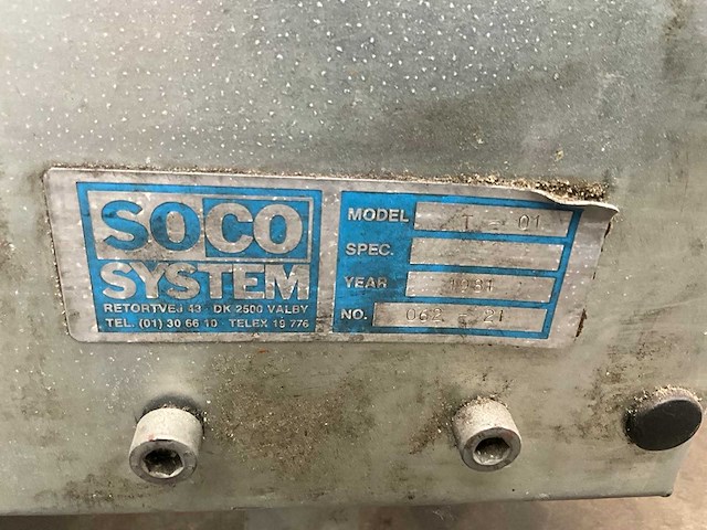 1981 soco system t01 dozensluitmachine - afbeelding 4 van  4