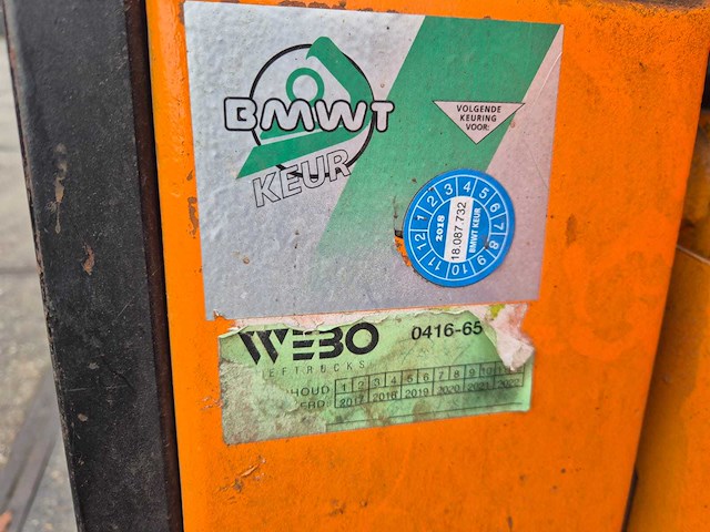 1981 still efg 10/5002 vorkheftruck - afbeelding 8 van  17