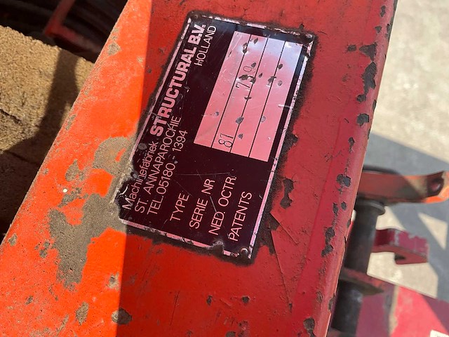 1981 structural pm20 plant- en pootmachine - afbeelding 8 van  16