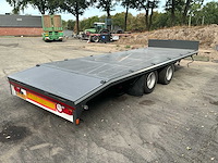 1981 veenhuis 16000 tandemasser plateau-/machineaanhanger met landbouwkenteken - afbeelding 20 van  26