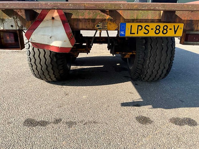 1981 zelfbouw balentransportwagen / kistenwagen - afbeelding 7 van  11