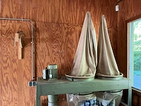 1982 dubbele stof- en spaanafzuiginstallatie, 2,2 kw, 2 filterzakken en 2 opvangzakken - afbeelding 9 van  14