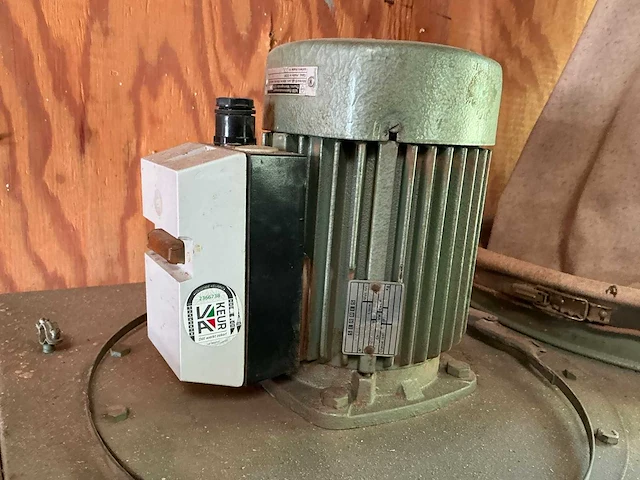 1982 dubbele stof- en spaanafzuiginstallatie, 2,2 kw, 2 filterzakken en 2 opvangzakken - afbeelding 3 van  14