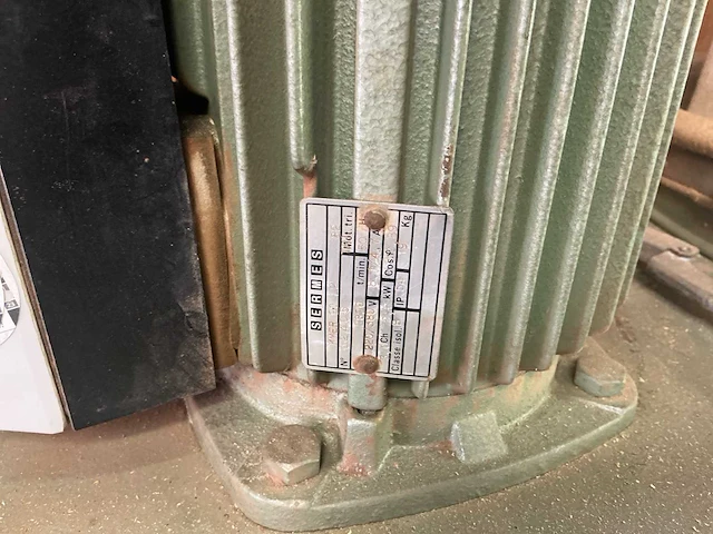 1982 dubbele stof- en spaanafzuiginstallatie, 2,2 kw, 2 filterzakken en 2 opvangzakken - afbeelding 11 van  14