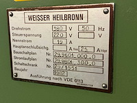 1982 weisser heilbronn junior center draaibank - afbeelding 24 van  31