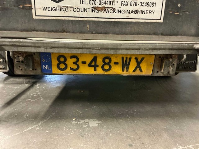 1983 henra h 20 v open laadbak aanhangwagen - afbeelding 14 van  15