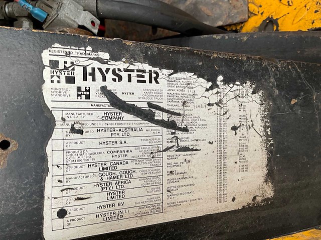 1983 hyster h110e vorkheftruck - afbeelding 8 van  19
