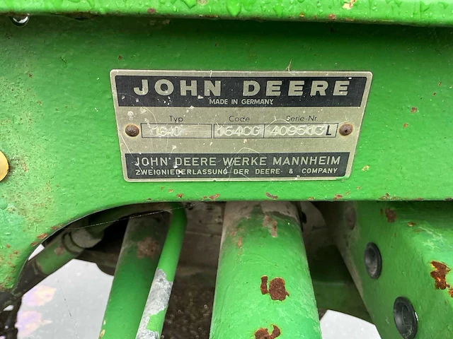 1983 john deere 1640 tweewielaangedreven landbouwtractor - afbeelding 15 van  24
