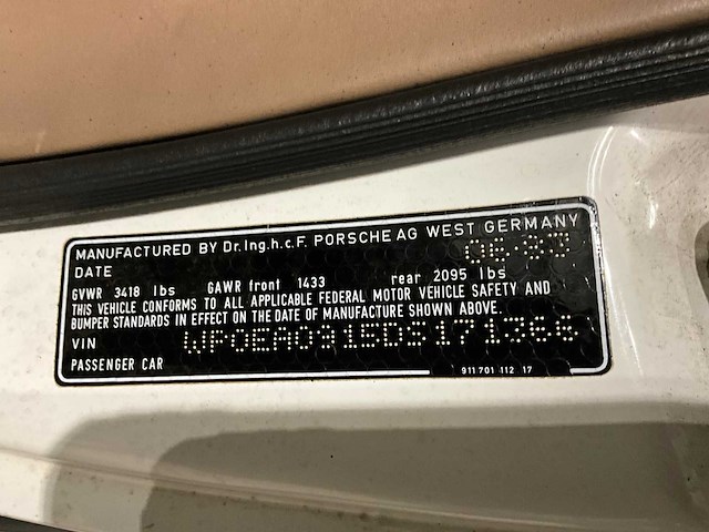 1983 porsche 911 cabrio personenauto - afbeelding 26 van  32