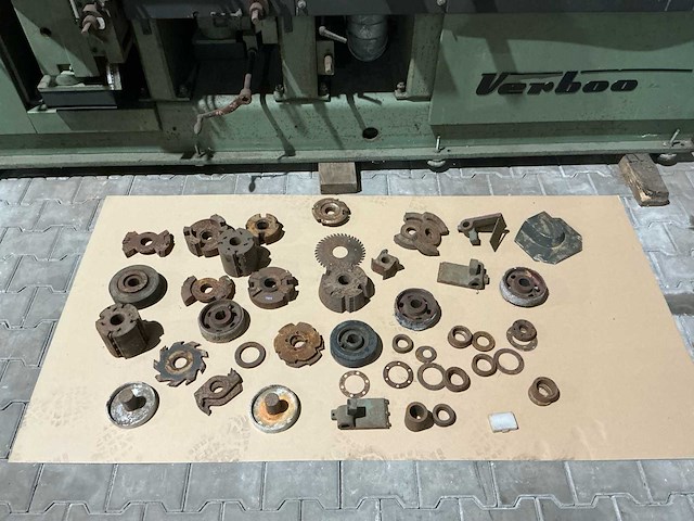 1983 verboo vp-180/6 vierzijdige profileer- en schaafmachine - afbeelding 9 van  14