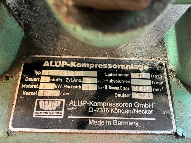 1984 alup re 640-230 compressor - afbeelding 8 van  8