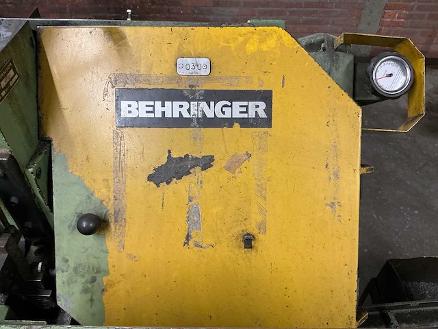 1984 behringer hbp260a afkortcirkelzaagmachine - afbeelding 5 van  30