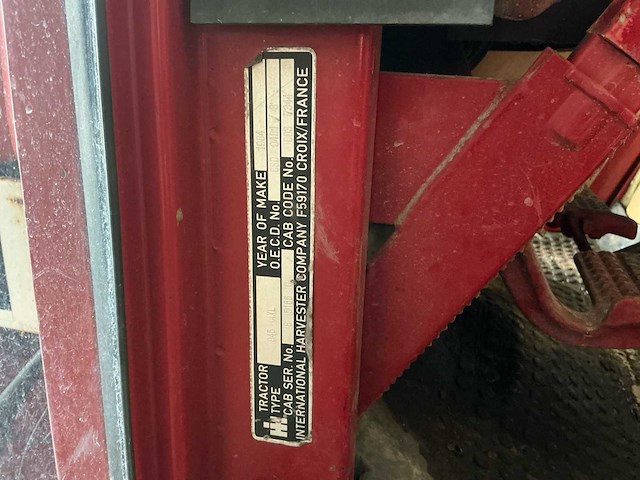 1984 case international 845xl vierwielaangedreven landbouwtractor - afbeelding 25 van  34