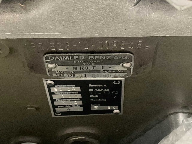 1984 daimler-benz ag m 180 ii-u unimog benzinemotor - afbeelding 7 van  8
