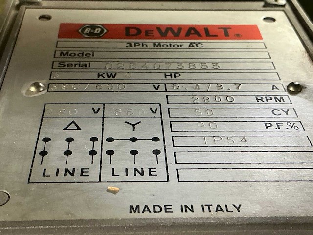 1984 dewalt radiaalafkortzaagmachine - afbeelding 3 van  12