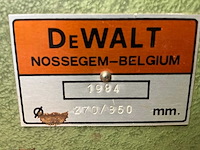 1984 dewalt radiaalafkortzaagmachine - afbeelding 4 van  12