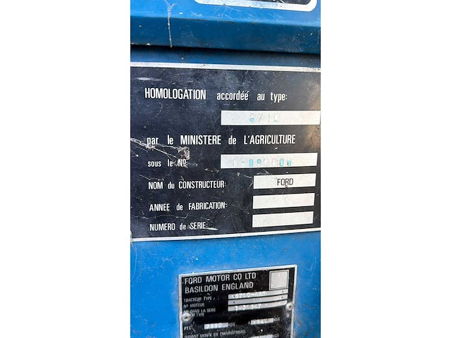 1984 ford 6710 vierwielaangedreven landbouwtractor - afbeelding 9 van  9