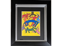 1984 gouache keith haring ‘zt’ - afbeelding 2 van  6