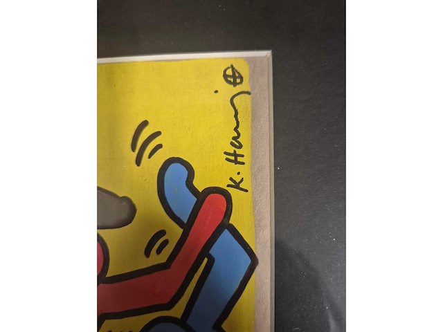 1984 gouache keith haring ‘zt’ - afbeelding 4 van  6