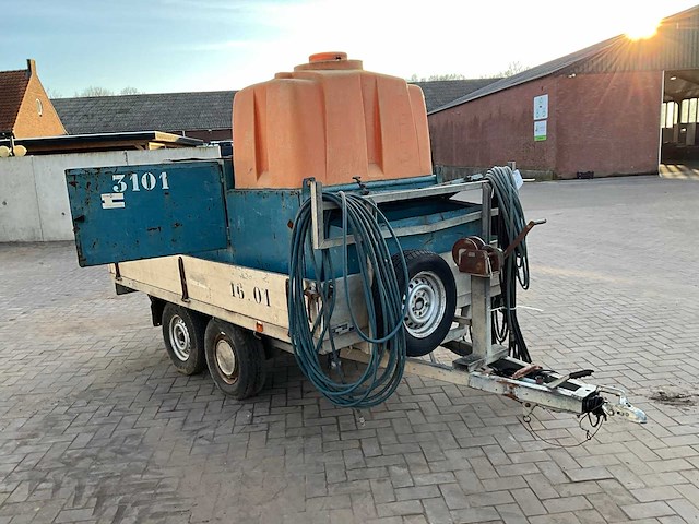 1984 henra jp 20 aanhangwagen met hogedrukreinigings installatie - afbeelding 5 van  11