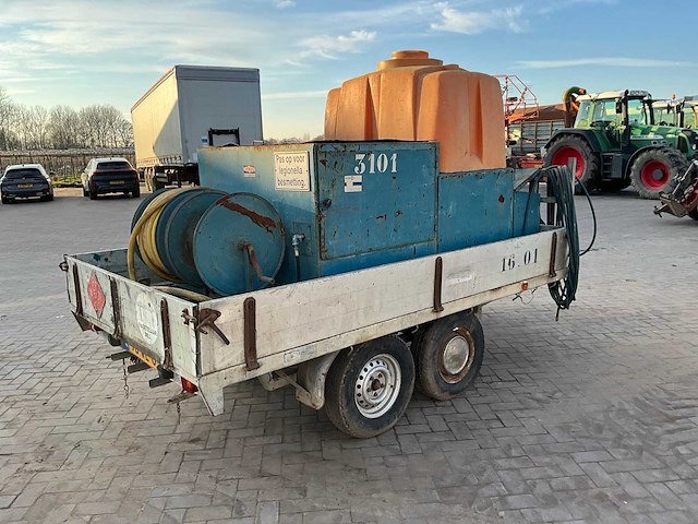 1984 henra jp 20 aanhangwagen met hogedrukreinigings installatie - afbeelding 6 van  11