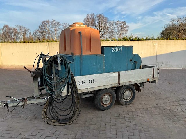 1984 henra jp 20 aanhangwagen met hogedrukreinigings installatie - afbeelding 8 van  11