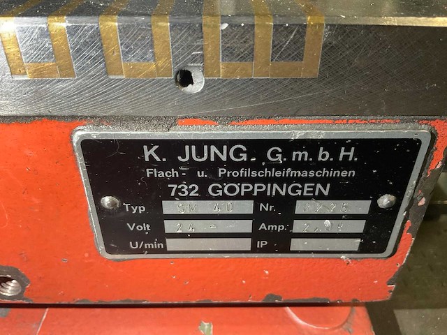 1984 jung jf415 vlakslijpmachine - afbeelding 11 van  21