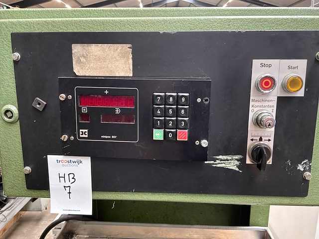 1984 kaltenbach kks 400 na semi-automatische zaaglijn met rollenbaan en lengtemeting - afbeelding 2 van  21