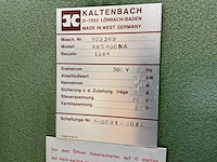 1984 kaltenbach kks 400 na semi-automatische zaaglijn met rollenbaan en lengtemeting - afbeelding 11 van  21