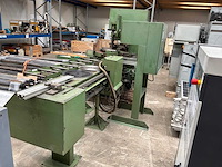 1984 kaltenbach kks 400 na semi-automatische zaaglijn met rollenbaan en lengtemeting - afbeelding 18 van  21
