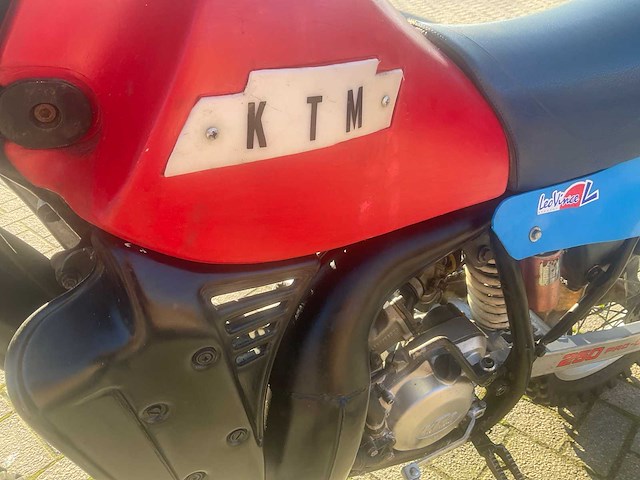 1984 ktm 250 pro lever motorfiets cross - afbeelding 1 van  7