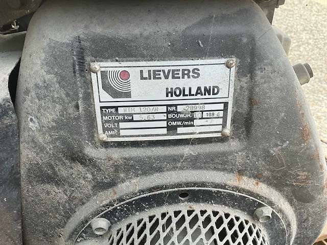 1984 lievers holland wtm 120/r vlindermachine - afbeelding 8 van  9