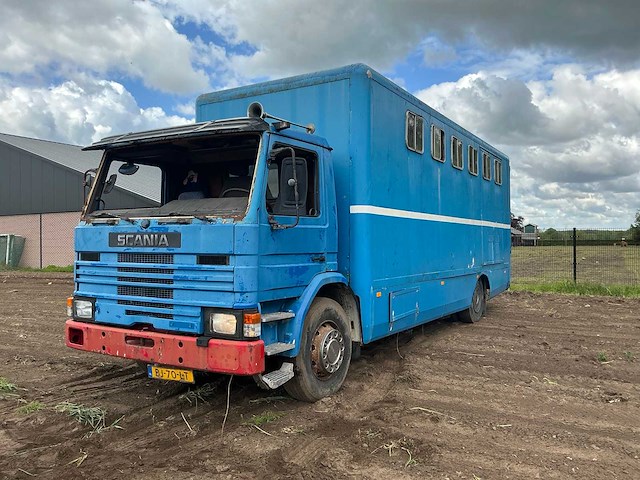 1984 scania 82 m vrachtwagenpaarden transport - afbeelding 1 van  21
