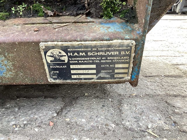 1984 schijver vm 160 straatveegmachine - afbeelding 5 van  6