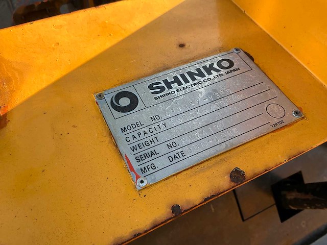 1984 shinko 4fb1.5z-v350 vorkheftruck - afbeelding 9 van  9