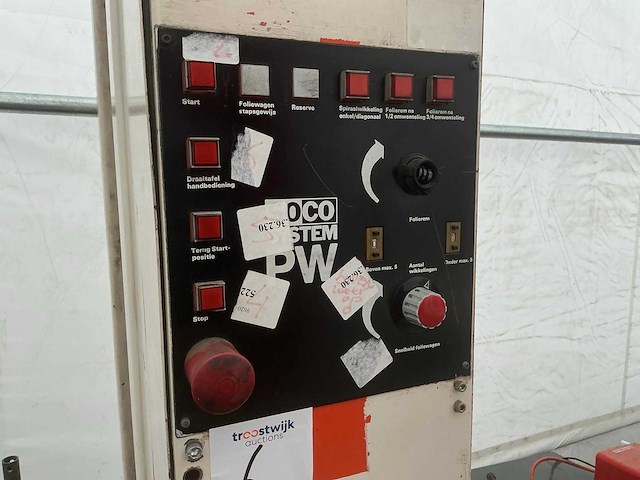 1984 soco pw4000 palletfoliewikkelaar - afbeelding 5 van  6