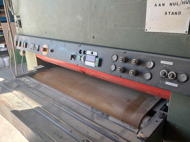 1984 verboom bbv-1300/2 breedbandschuurmachine - afbeelding 14 van  17