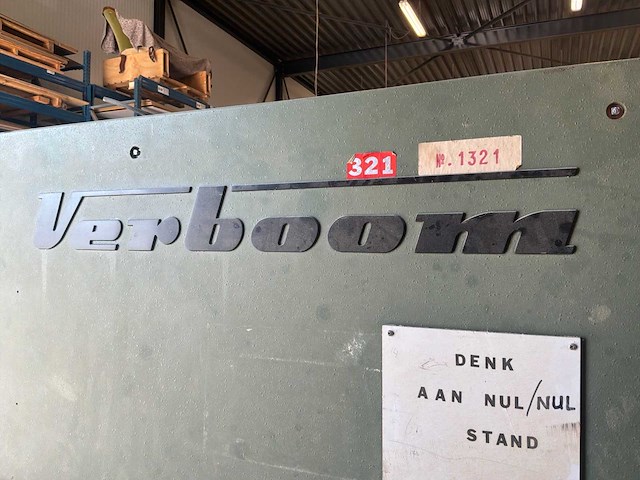 1984 verboom bbv-1300/2 breedbandschuurmachine - afbeelding 15 van  17