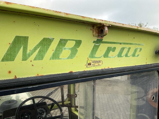 1985 - mercedes-benz - mb trac - 1000 - vierwielaangedreven landbouwtractor - afbeelding 14 van  25