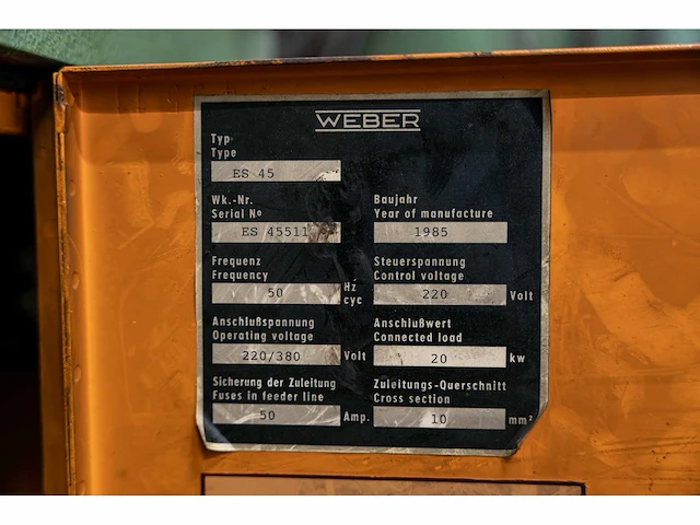 1985 - weber - es 45-45511 - extruders - afbeelding 5 van  5