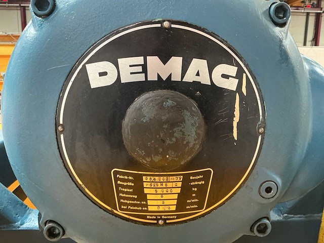 1985 abus/demag 5.000 kg x 19,13 m bovenloopkraan - afbeelding 4 van  14