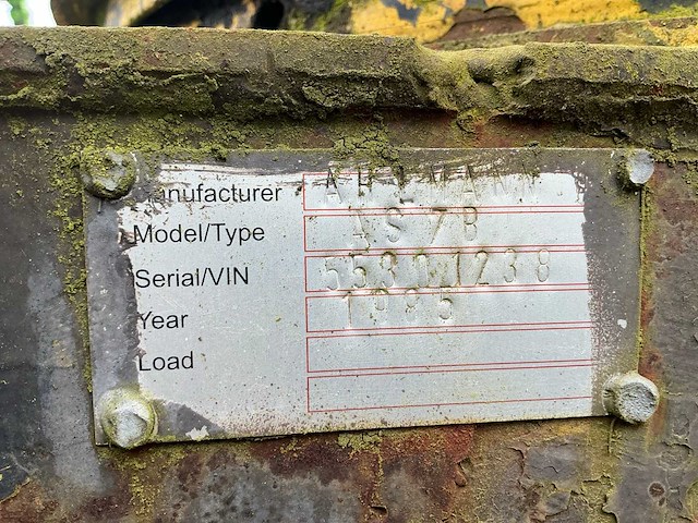 1985 ahlmann as7b shovel - afbeelding 30 van  34